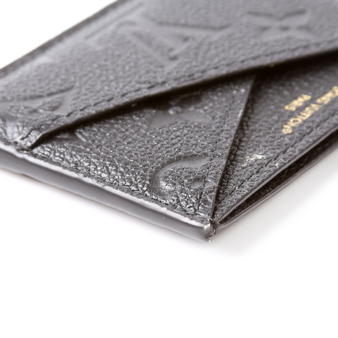 Criss-Cross Card Holder Empreinte Black