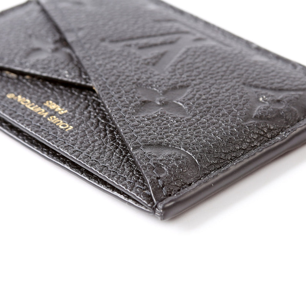 Criss-Cross Card Holder Empreinte Black