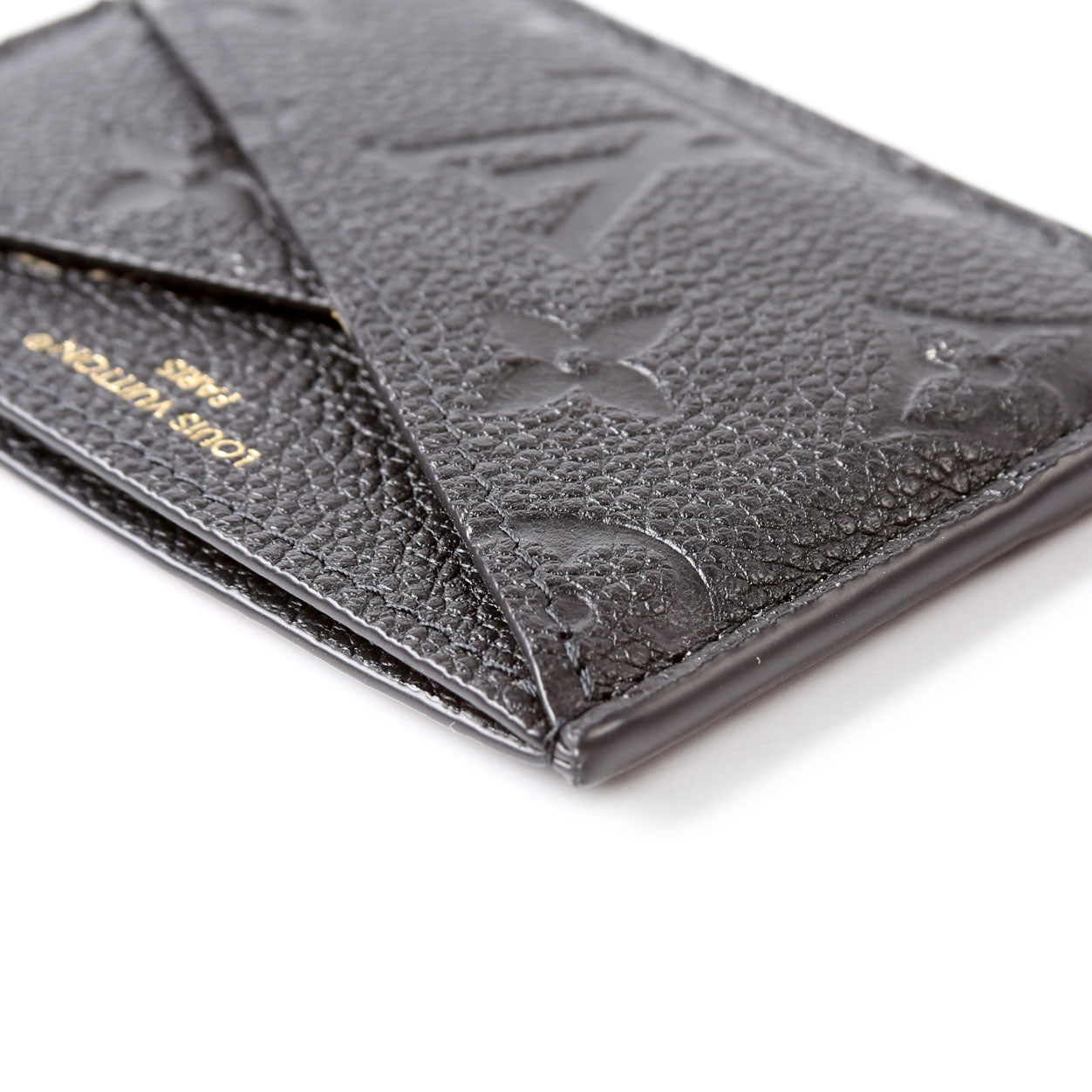 Criss-Cross Card Holder Empreinte Black