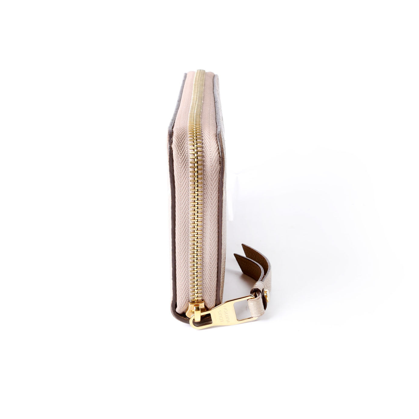 Zippy Wallet Bicolor Empreinte Turtledove
