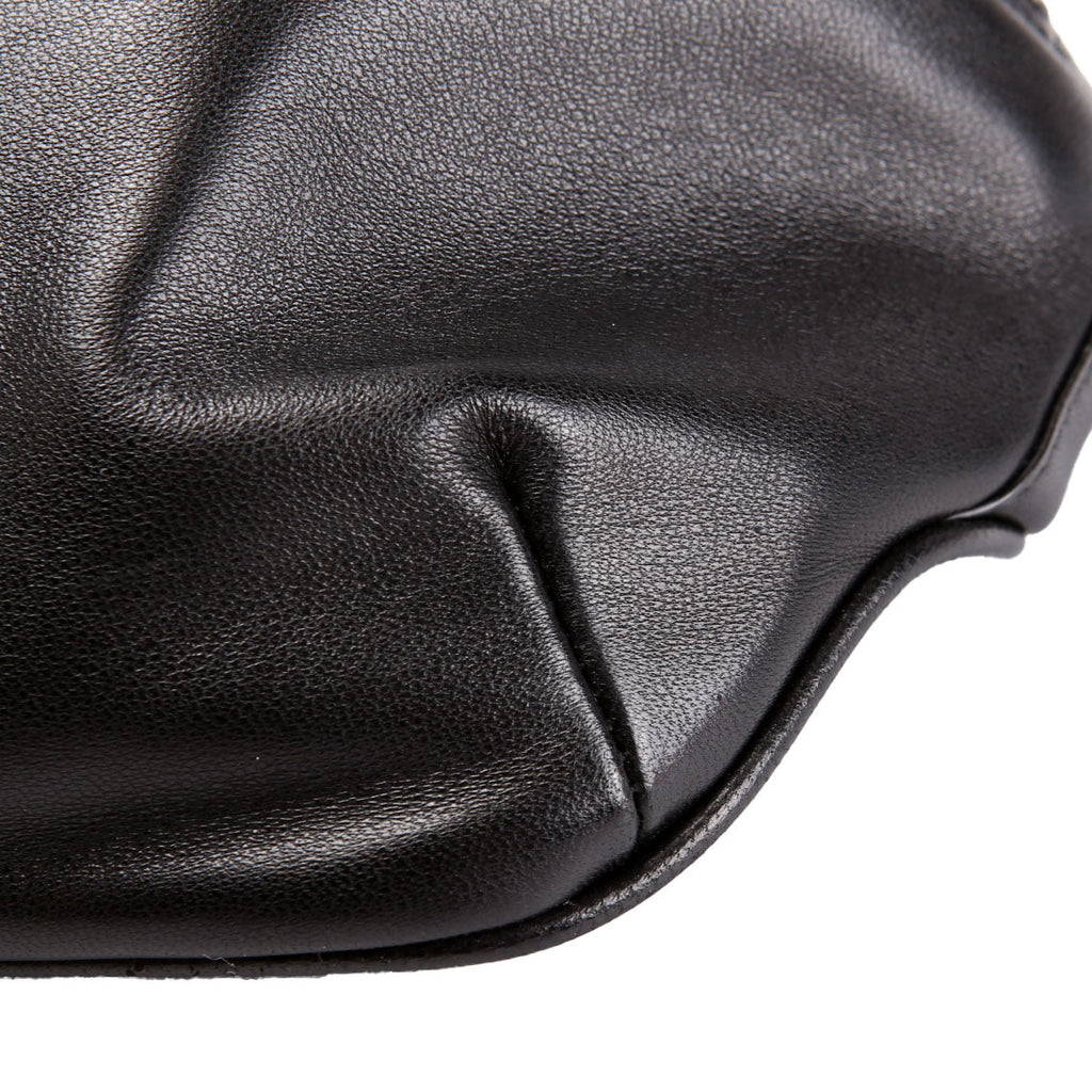 SAINT LAURENT Cassandre Belt Bag 589959 Black
