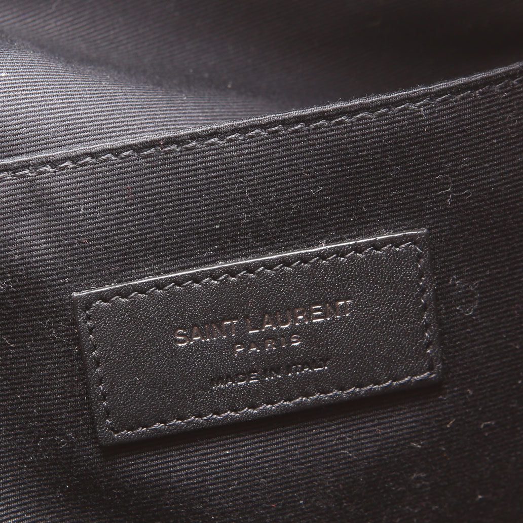 SAINT LAURENT Cassandre Belt Bag 589959 Black