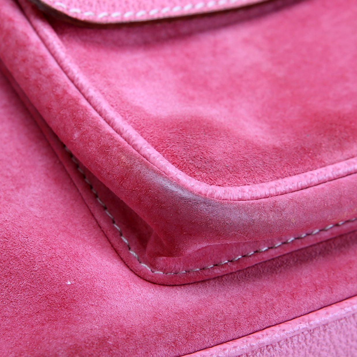 003.2058 Bamboo Suede Leather Backpack Pink