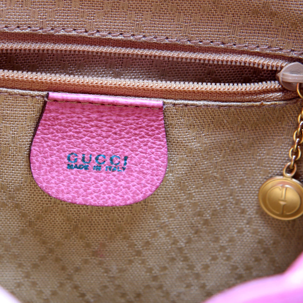 003.2058 Bamboo Suede Leather Backpack Pink