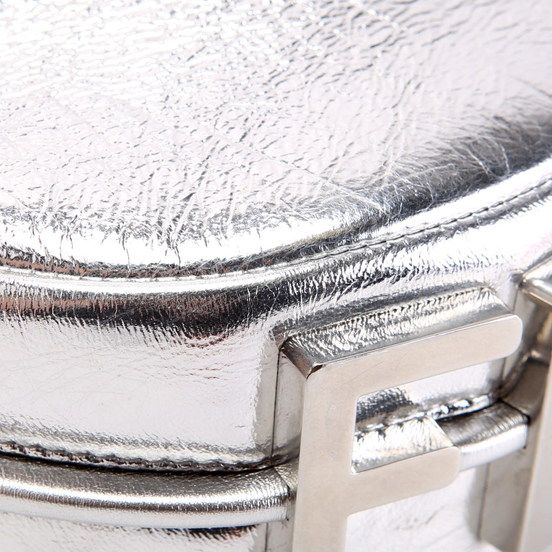 Fendi 8BS081 Fendigraphy Mini Silver