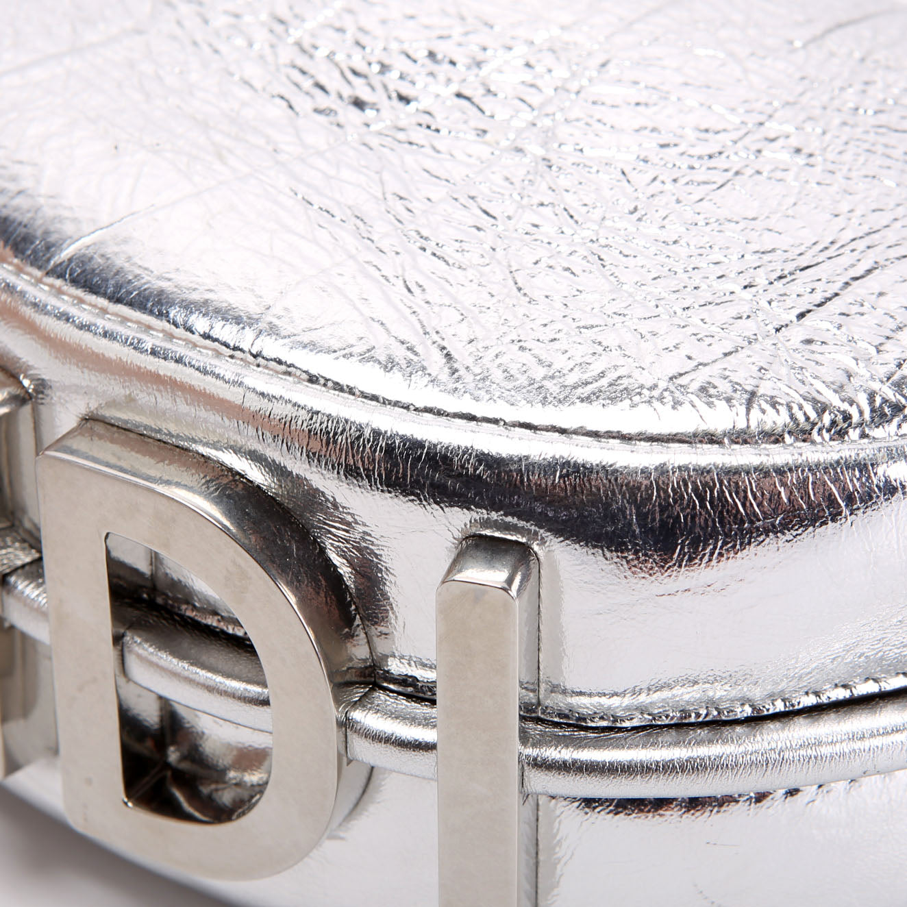 Fendi 8BS081 Fendigraphy Mini Silver