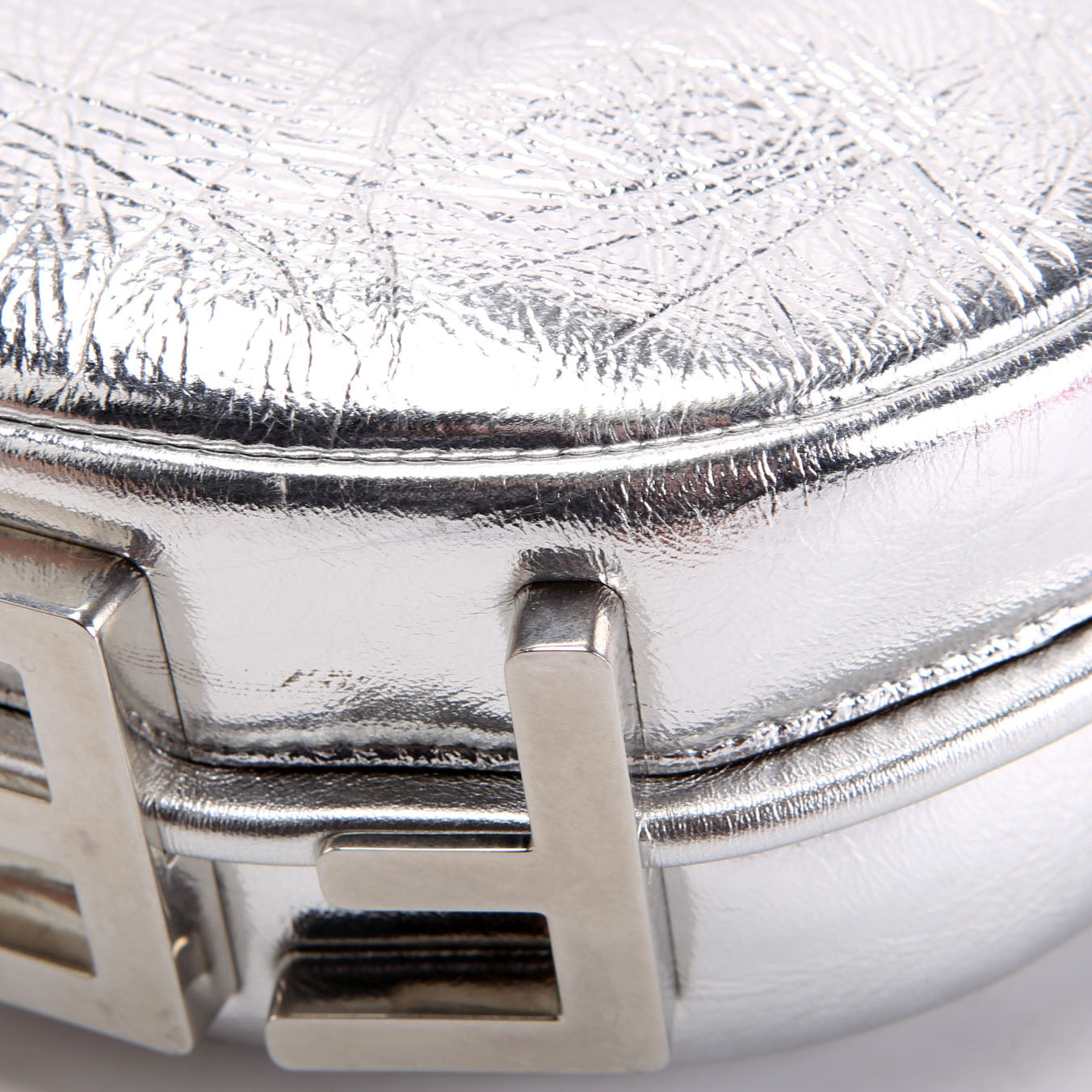 Fendi 8BS081 Fendigraphy Mini Silver