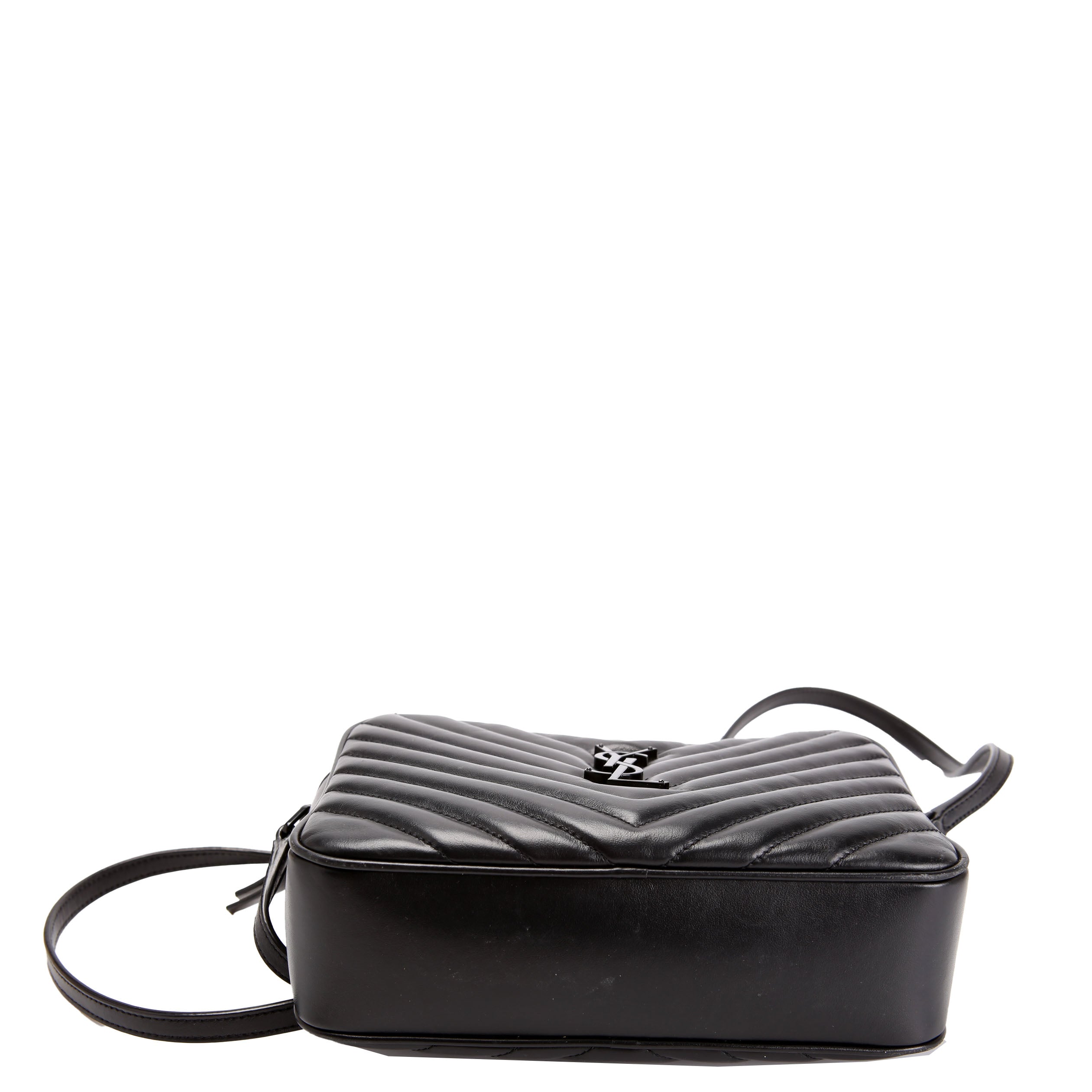 SAINT LAURENT Lou Camera Bag Quilted 612544 Black