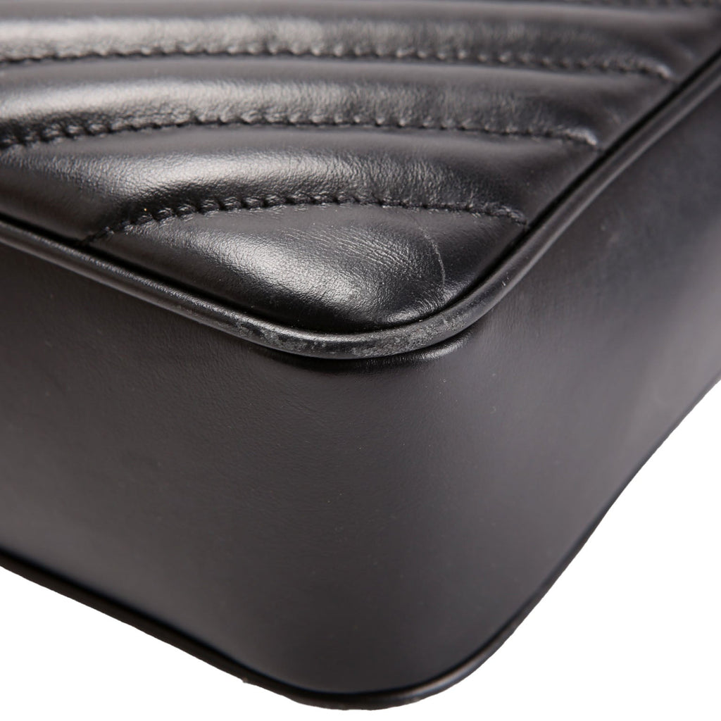 SAINT LAURENT Lou Camera Bag Quilted 612544 Black