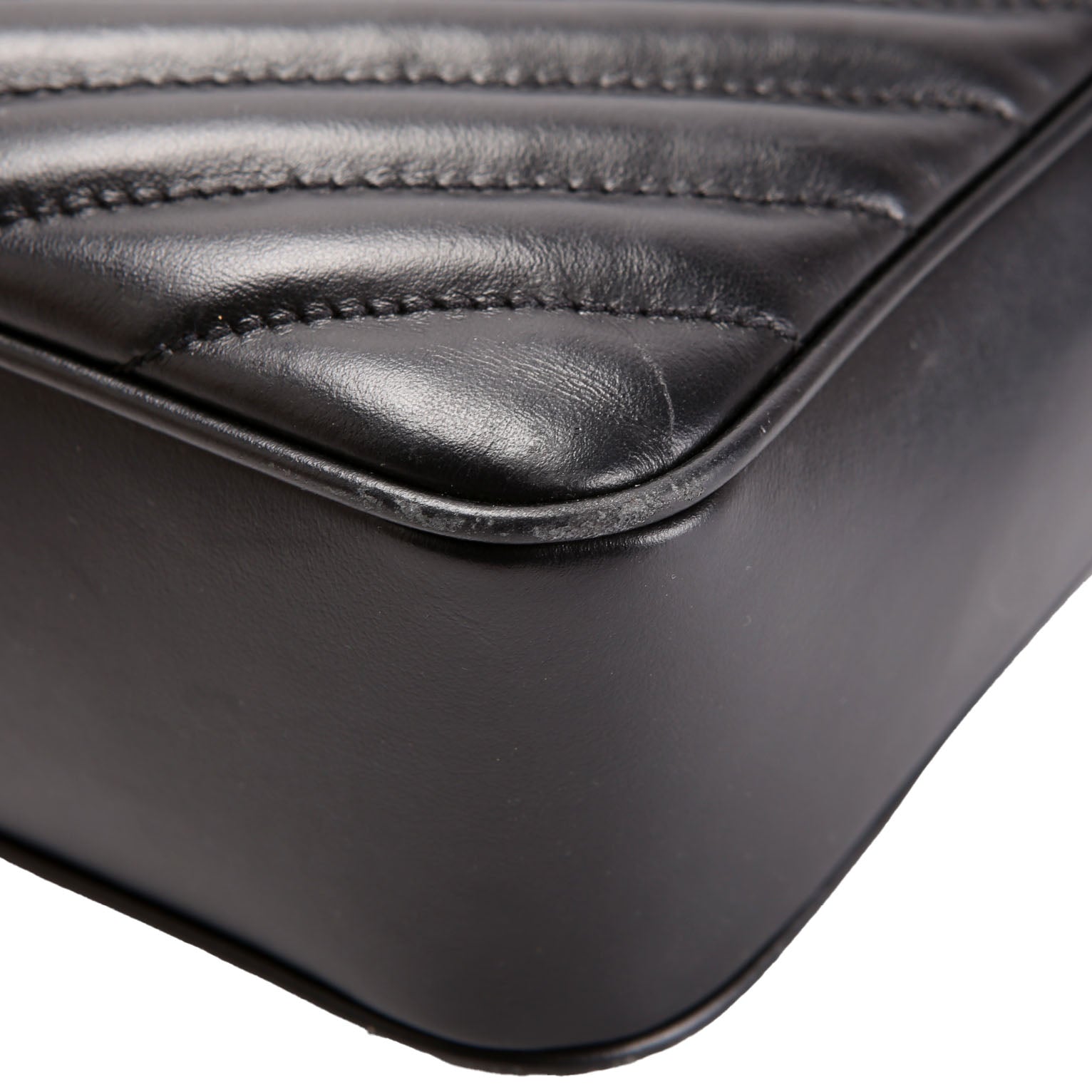 SAINT LAURENT Lou Camera Bag Quilted 612544 Black