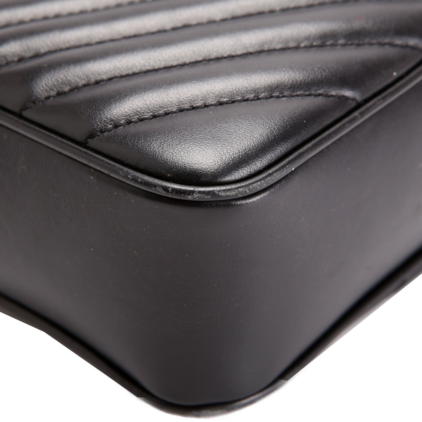 SAINT LAURENT Lou Camera Bag Quilted 612544 Black