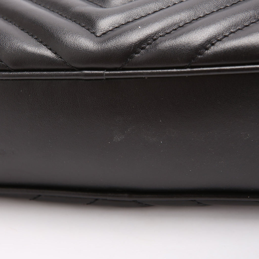 SAINT LAURENT Lou Camera Bag Quilted 612544 Black