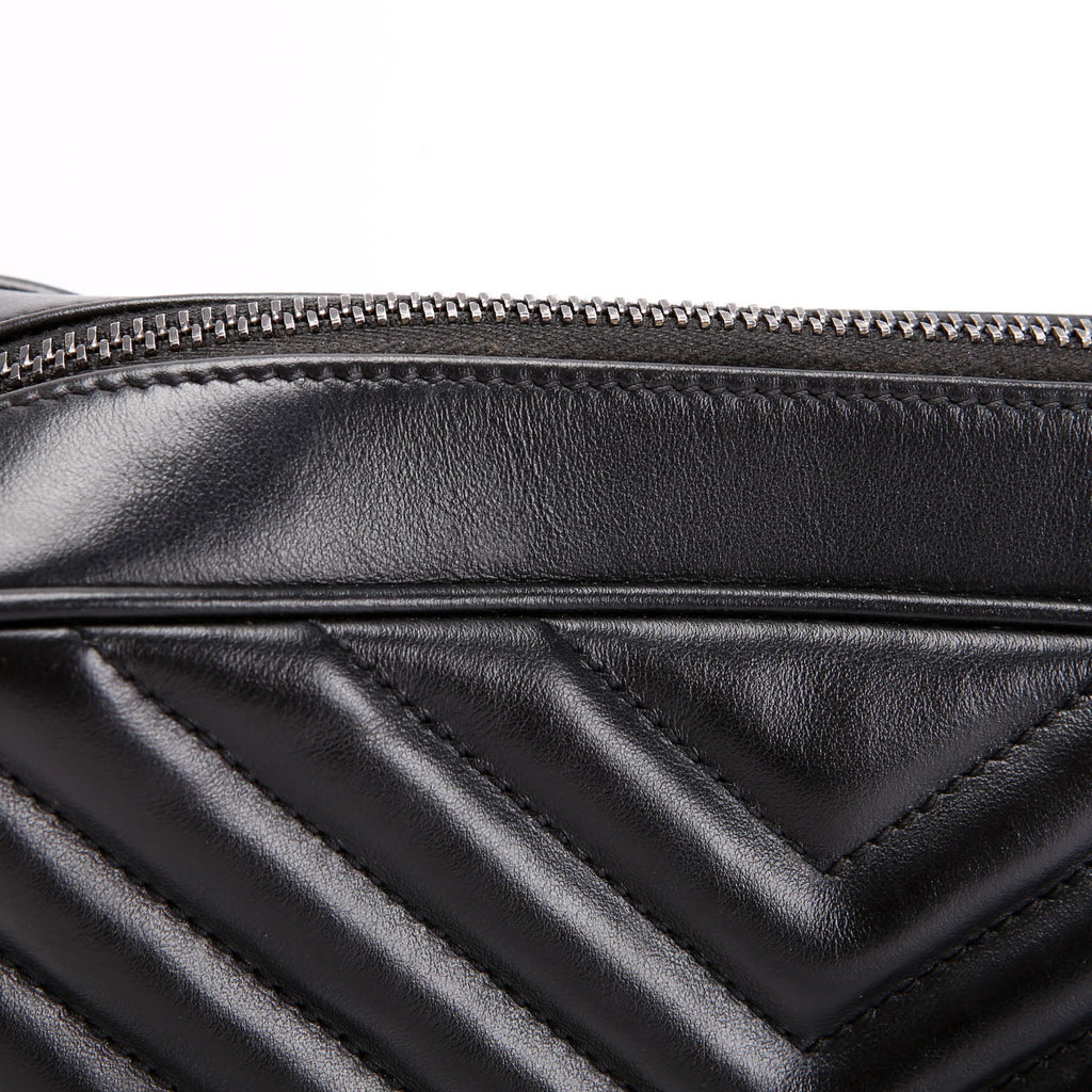 SAINT LAURENT Lou Camera Bag Quilted 612544 Black