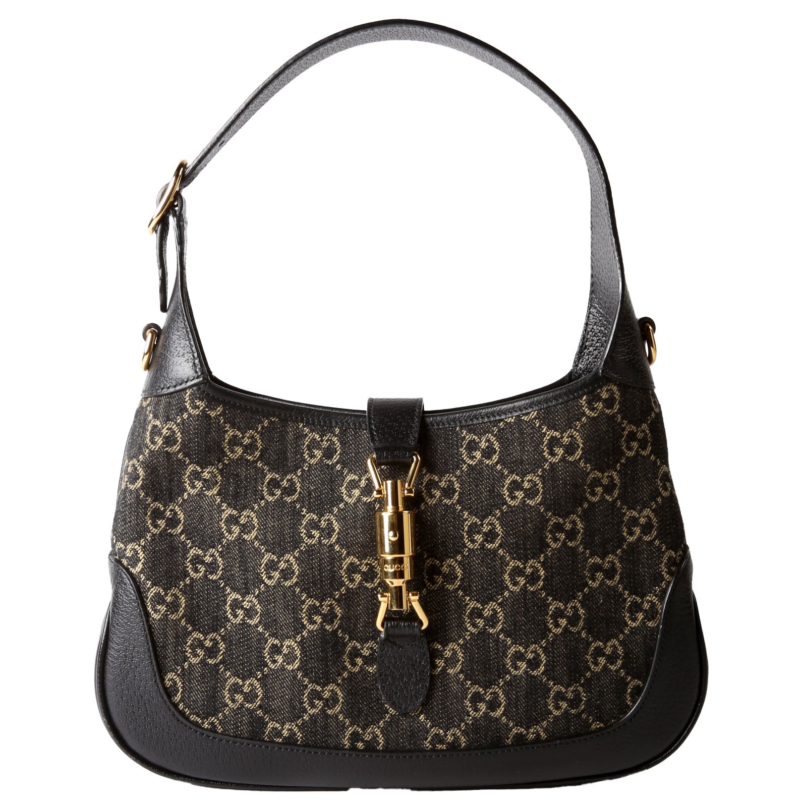 678843 GG Supreme 1961 Jackie Hobo Small Black