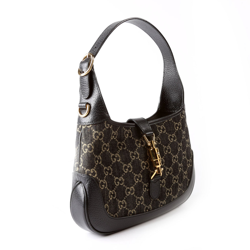 678843 GG Supreme 1961 Jackie Hobo Small Black
