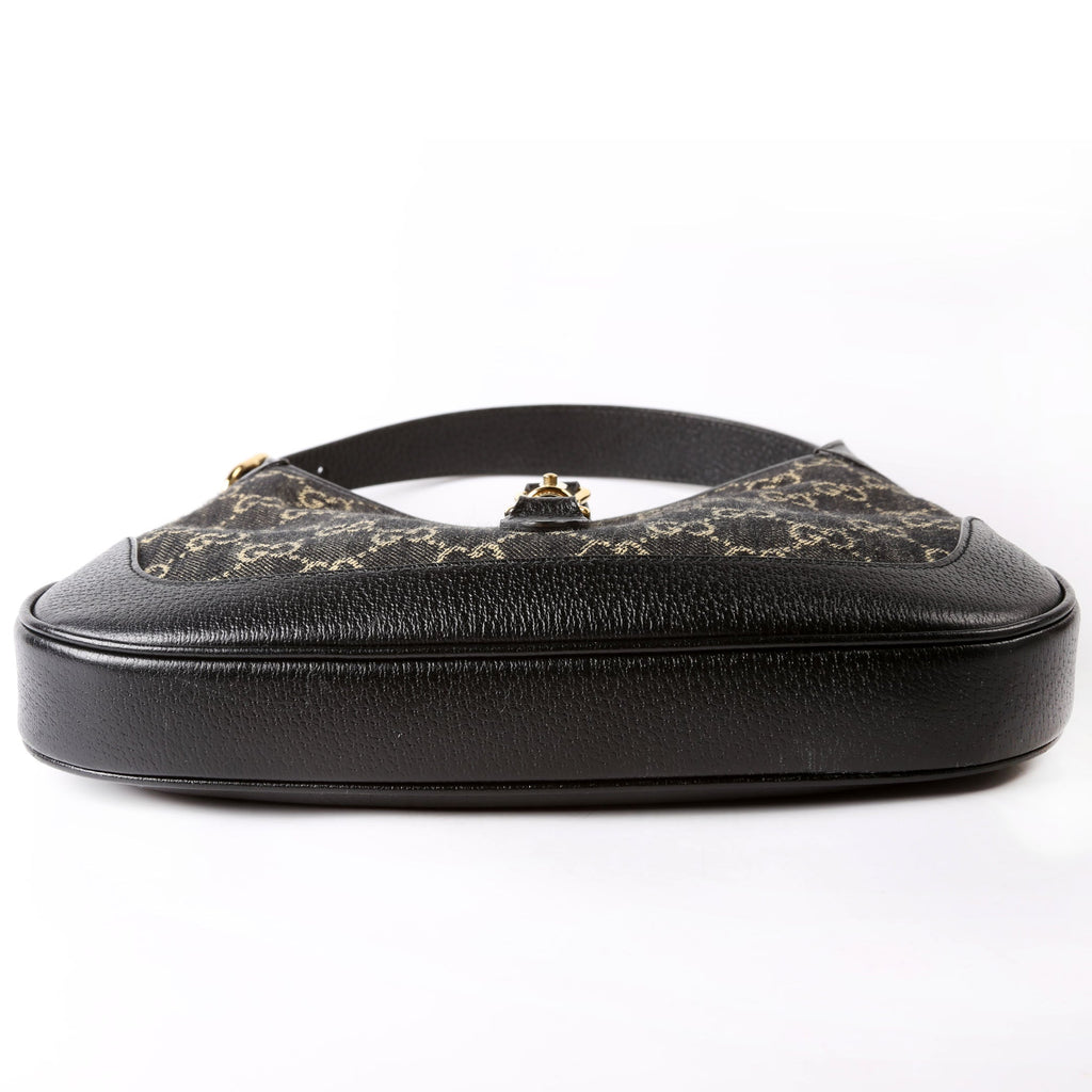 678843 GG Supreme 1961 Jackie Hobo Small Black