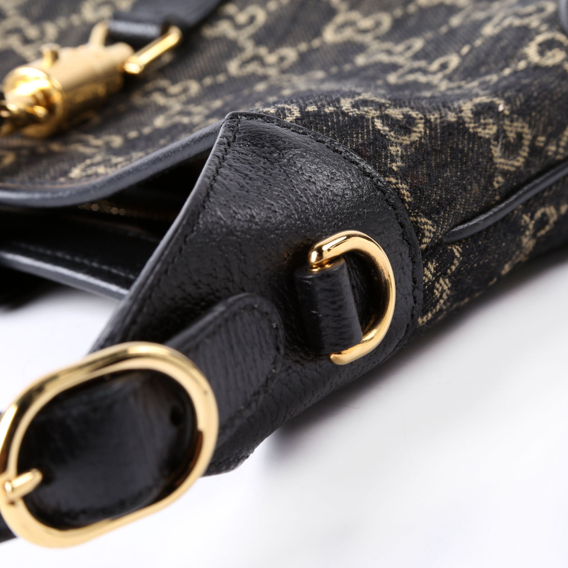 678843 GG Supreme 1961 Jackie Hobo Small Black