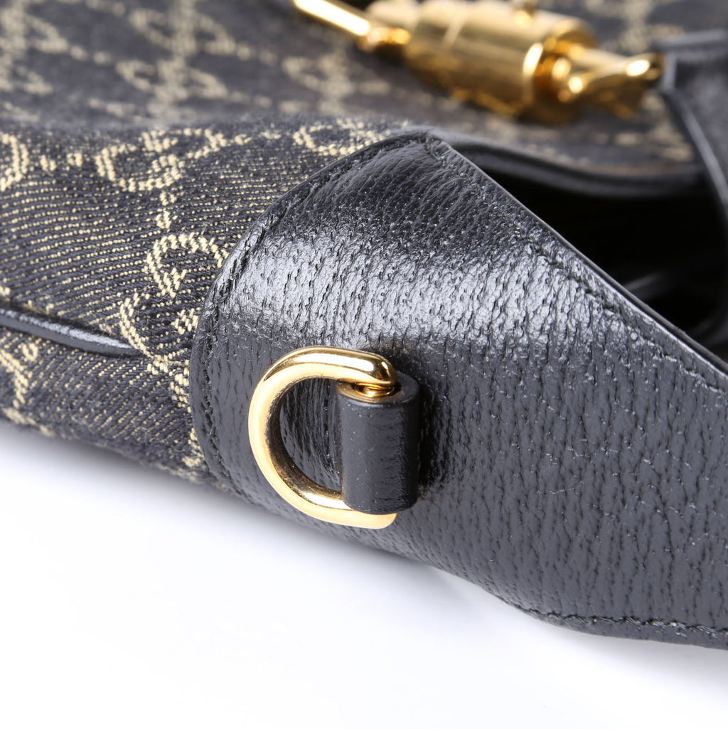 678843 GG Supreme 1961 Jackie Hobo Small Black