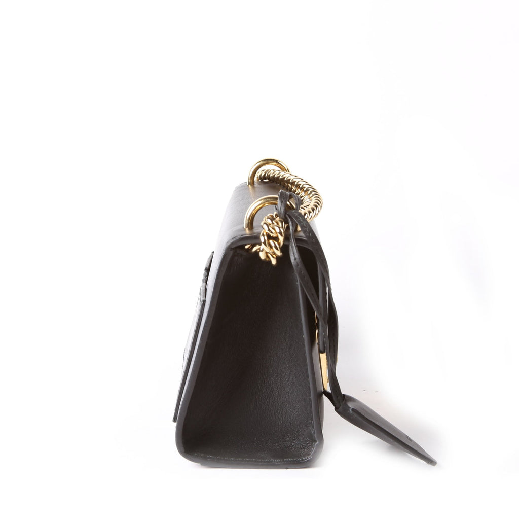 Gucci 409487 Padlock Smooth Leather Black
