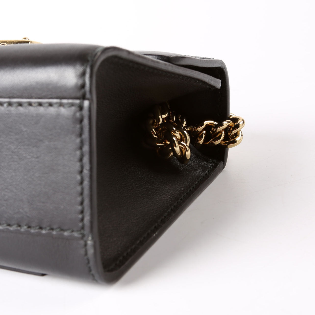 Gucci 409487 Padlock Smooth Leather Black