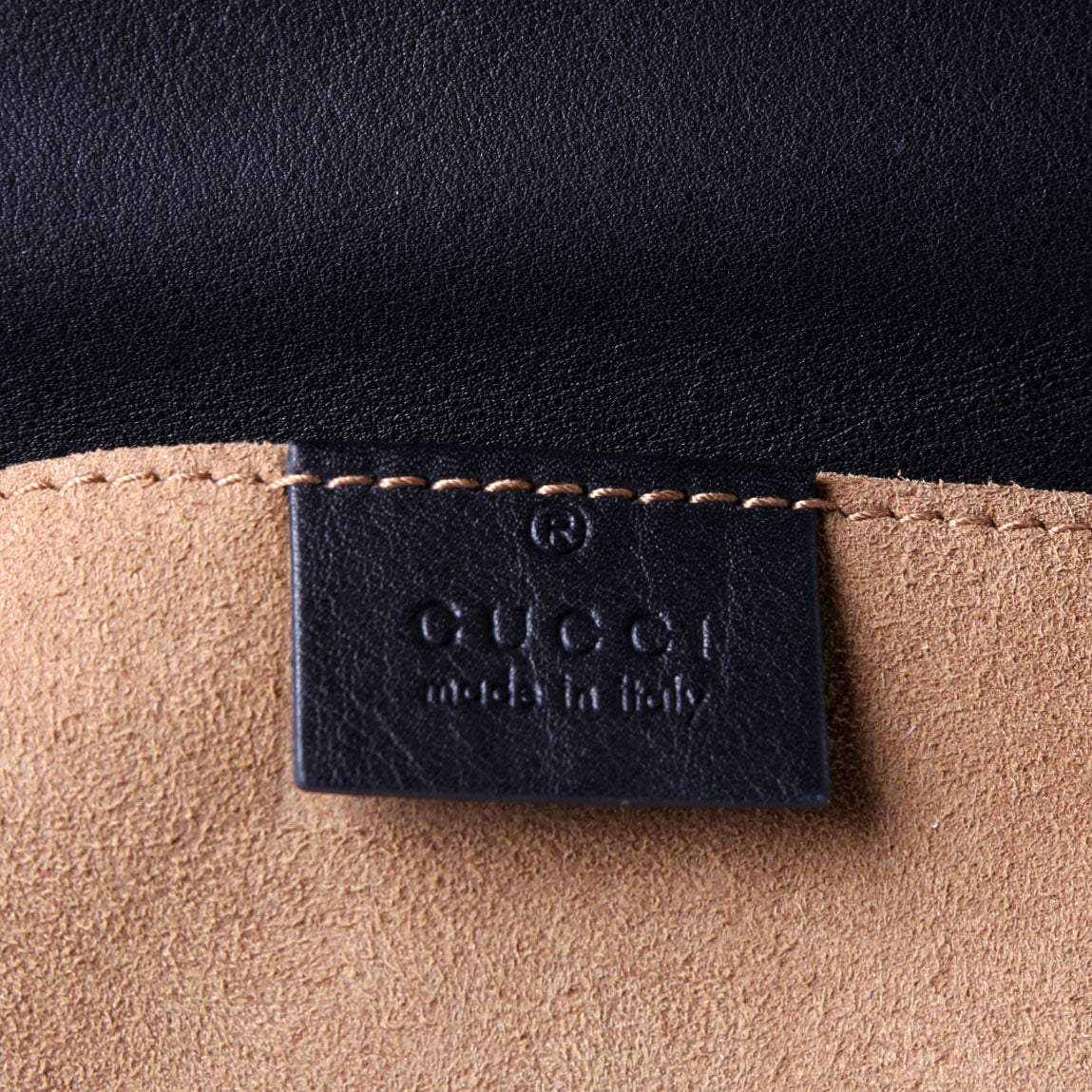 Gucci 409487 Padlock Smooth Leather Black