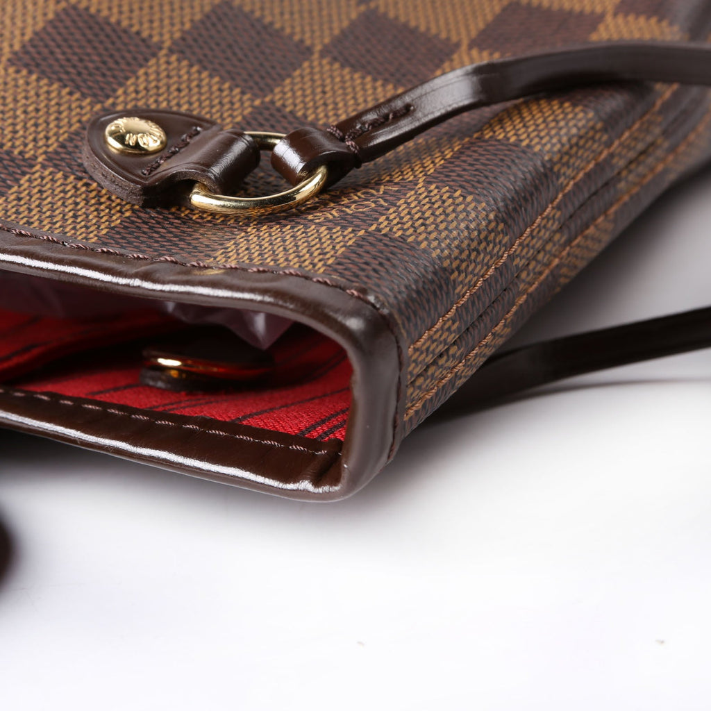 Neverfull PM Damier Ebene Red