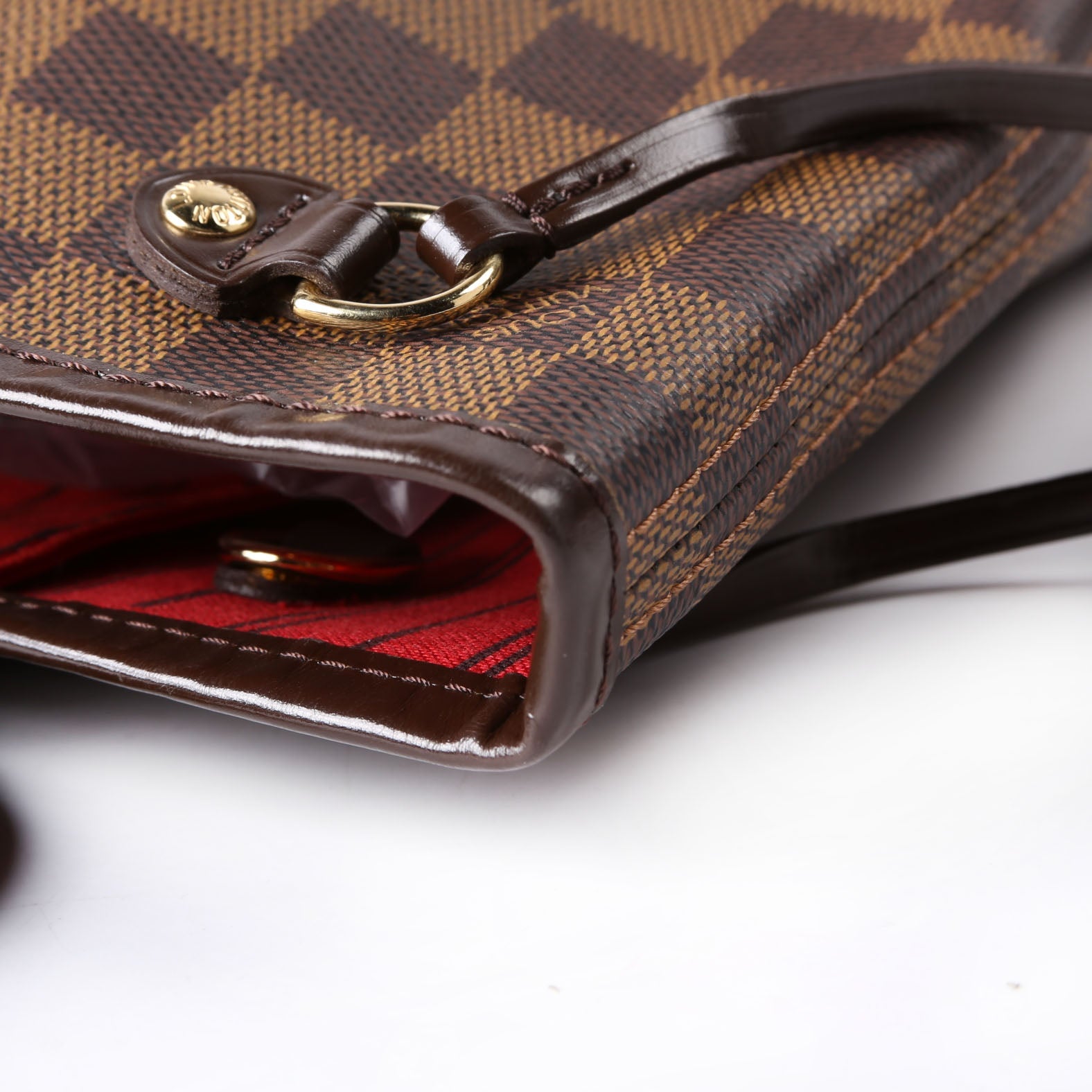 Neverfull PM Damier Ebene Red