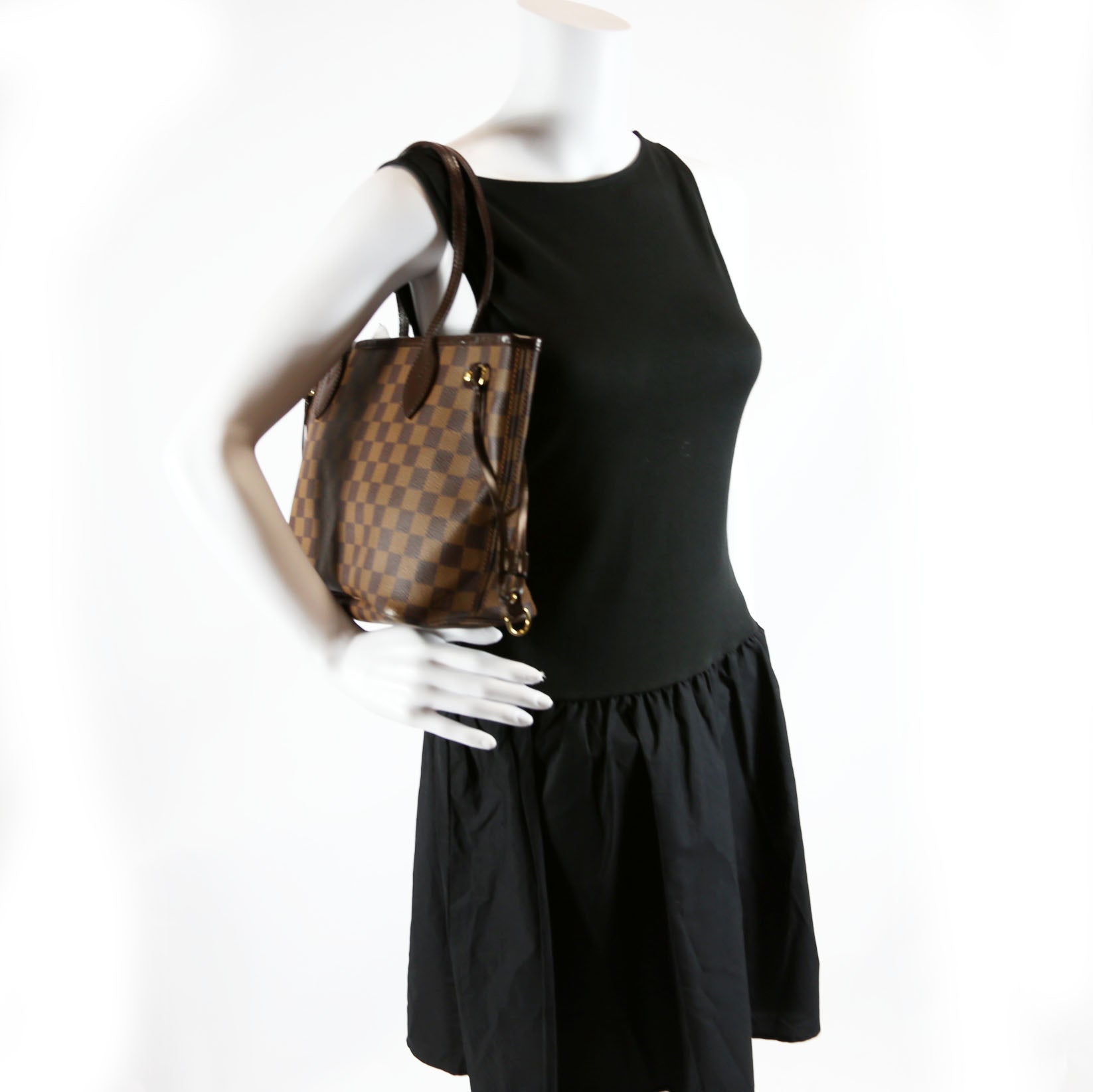 Neverfull PM Damier Ebene Red