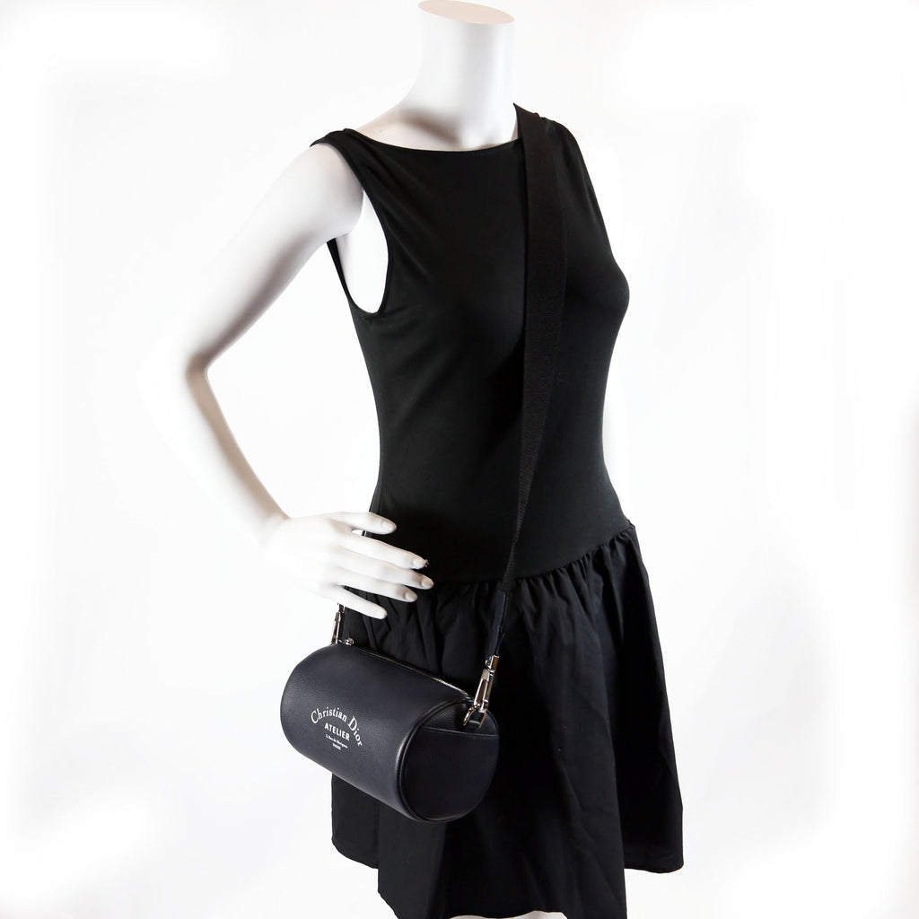 Dior Atelier Roller Shoulder Bag Navy