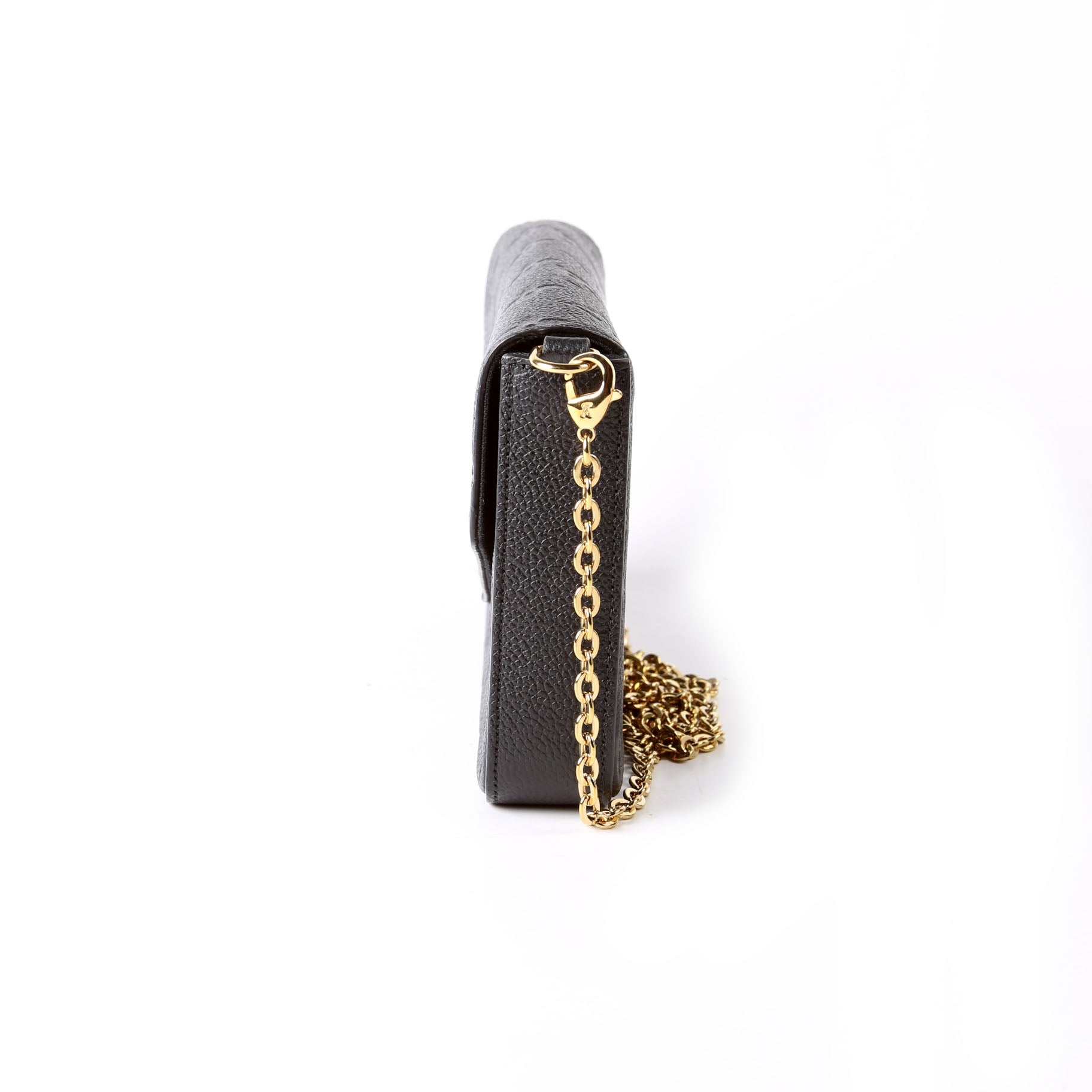 Pochette Felicie Empreinte Black