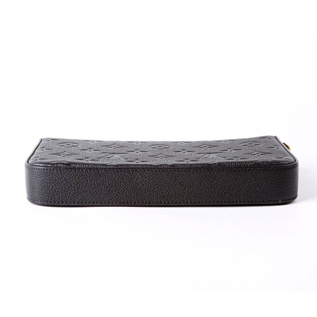 Pochette Felicie Empreinte Black