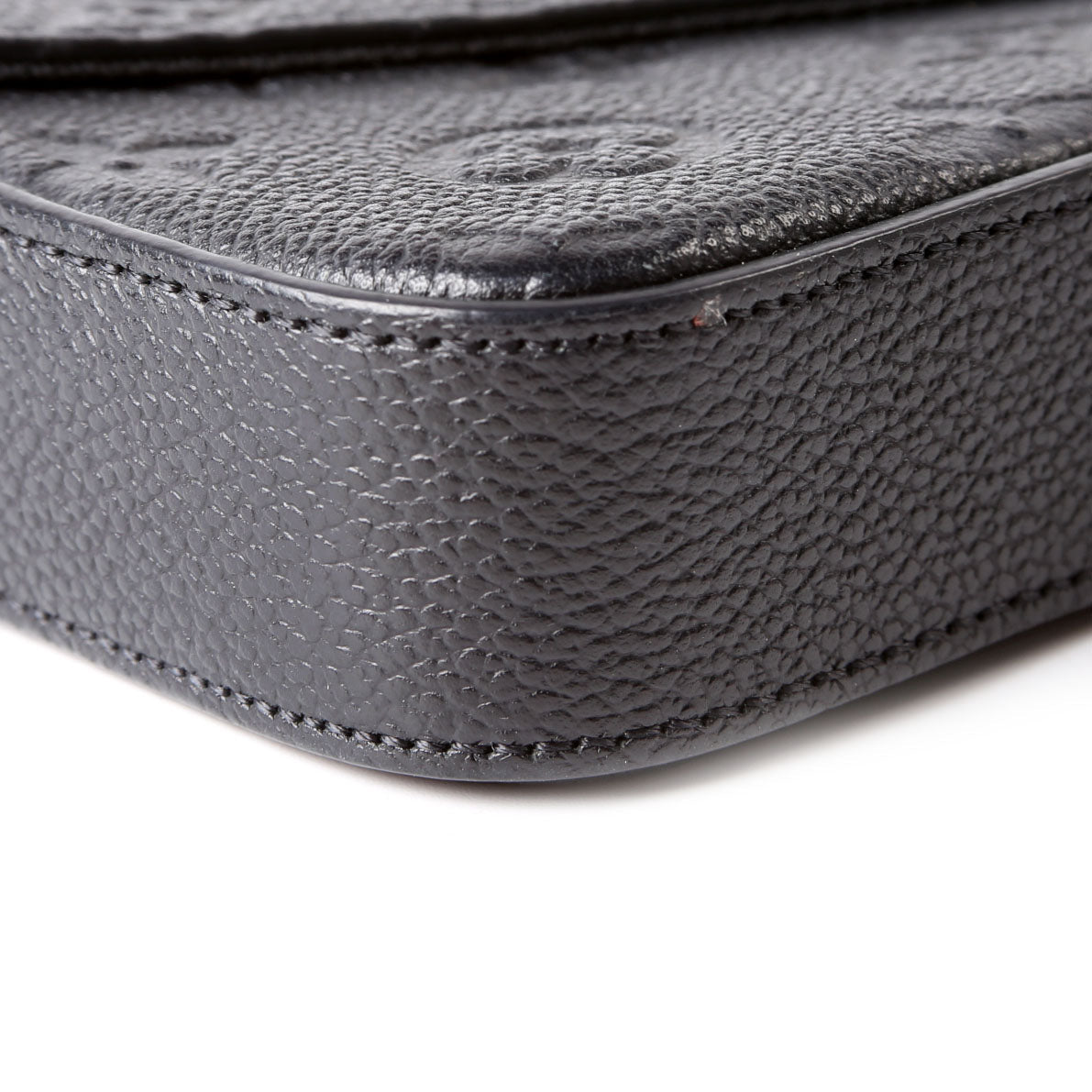 Pochette Felicie Empreinte Black