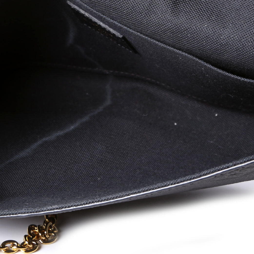 Pochette Felicie Empreinte Black