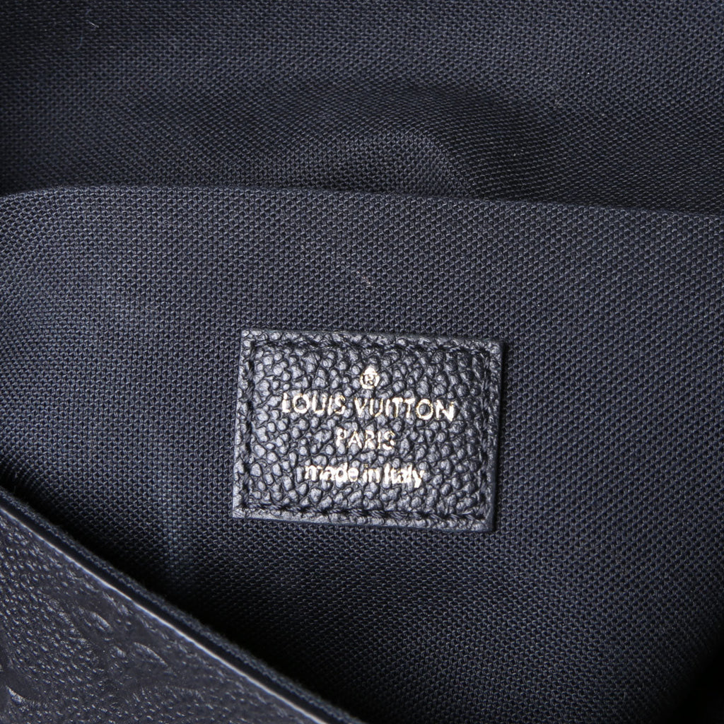 Pochette Felicie Empreinte Black