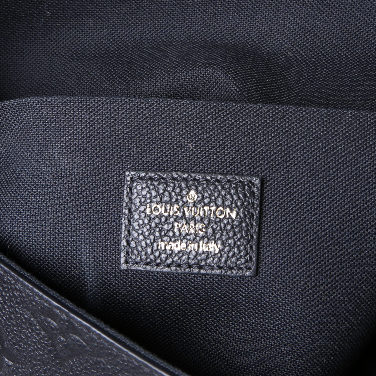 Pochette Felicie Empreinte Black