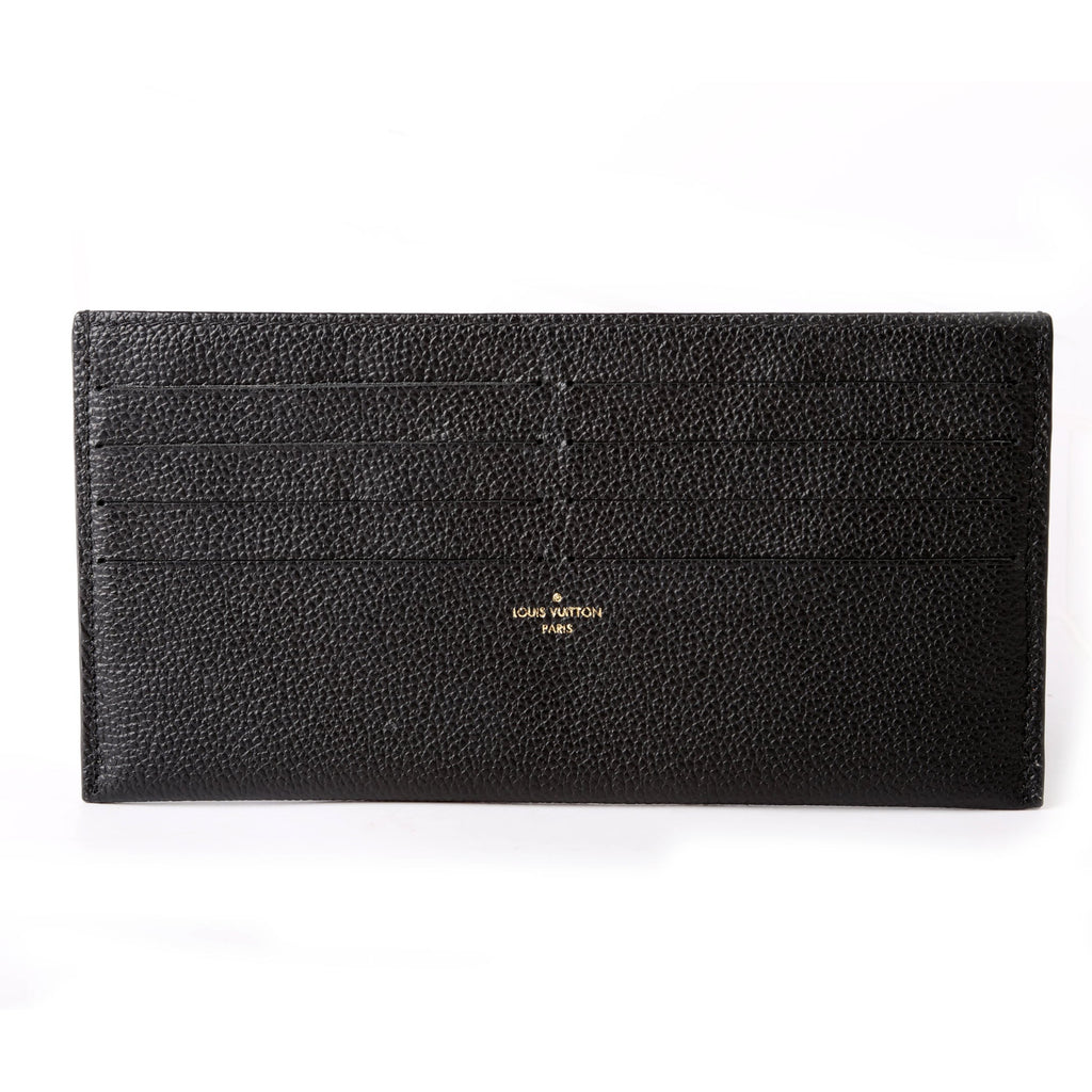Pochette Felicie Empreinte Black