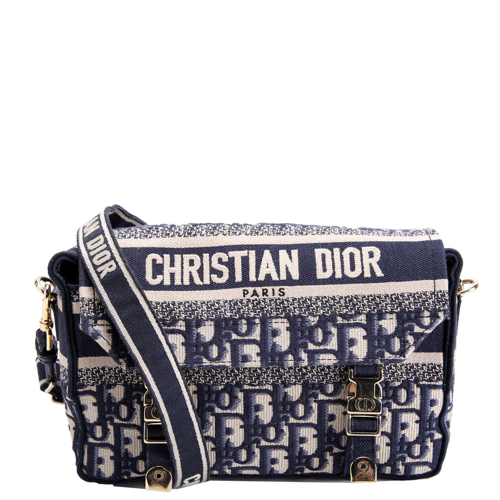 Dior Diorcamp Messenger Small Oblique Navy/Beige