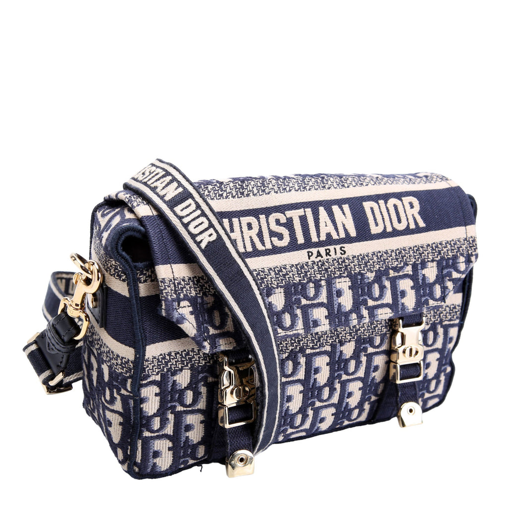 Dior Diorcamp Messenger Small Oblique Navy/Beige