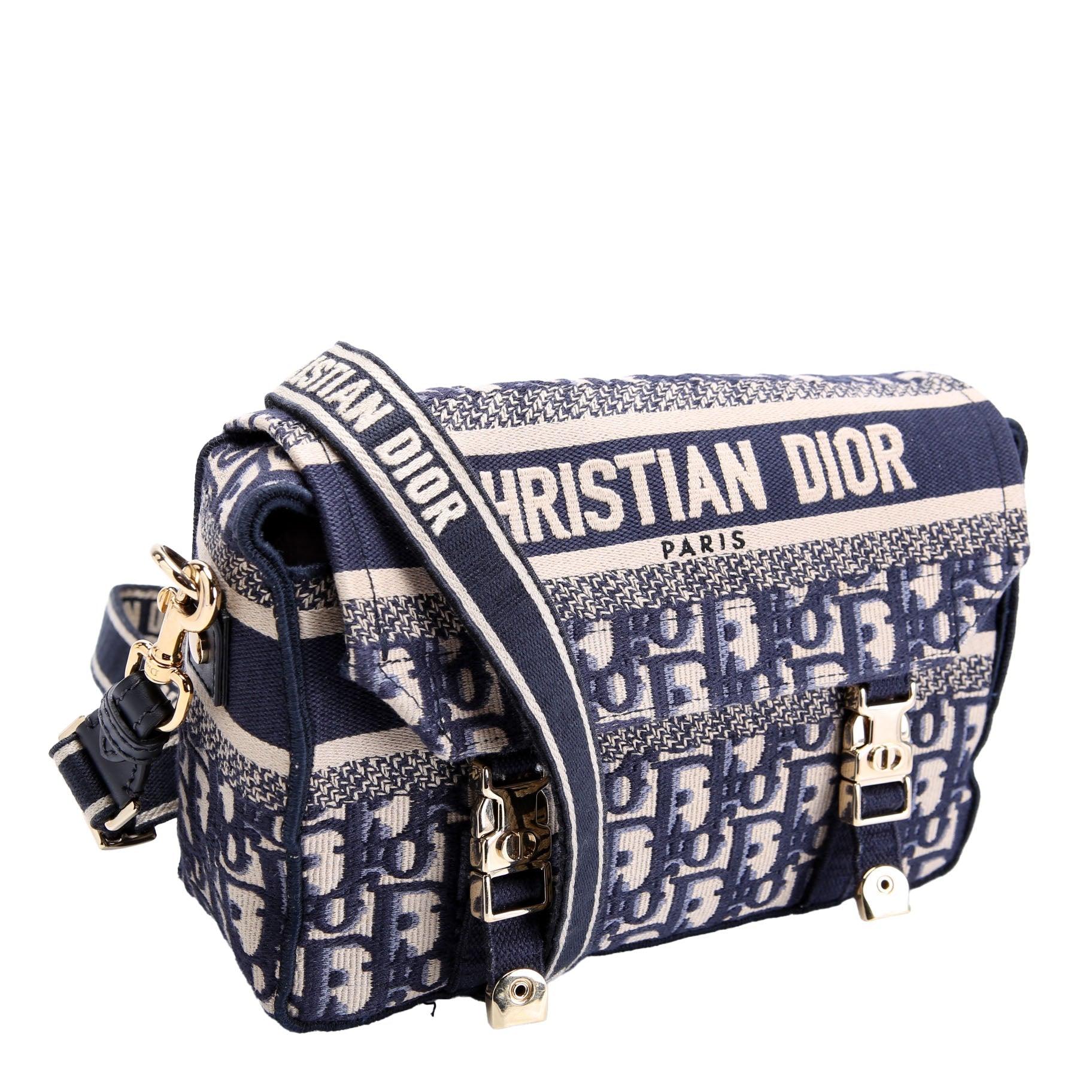 Dior Diorcamp Messenger Small Oblique Navy/Beige