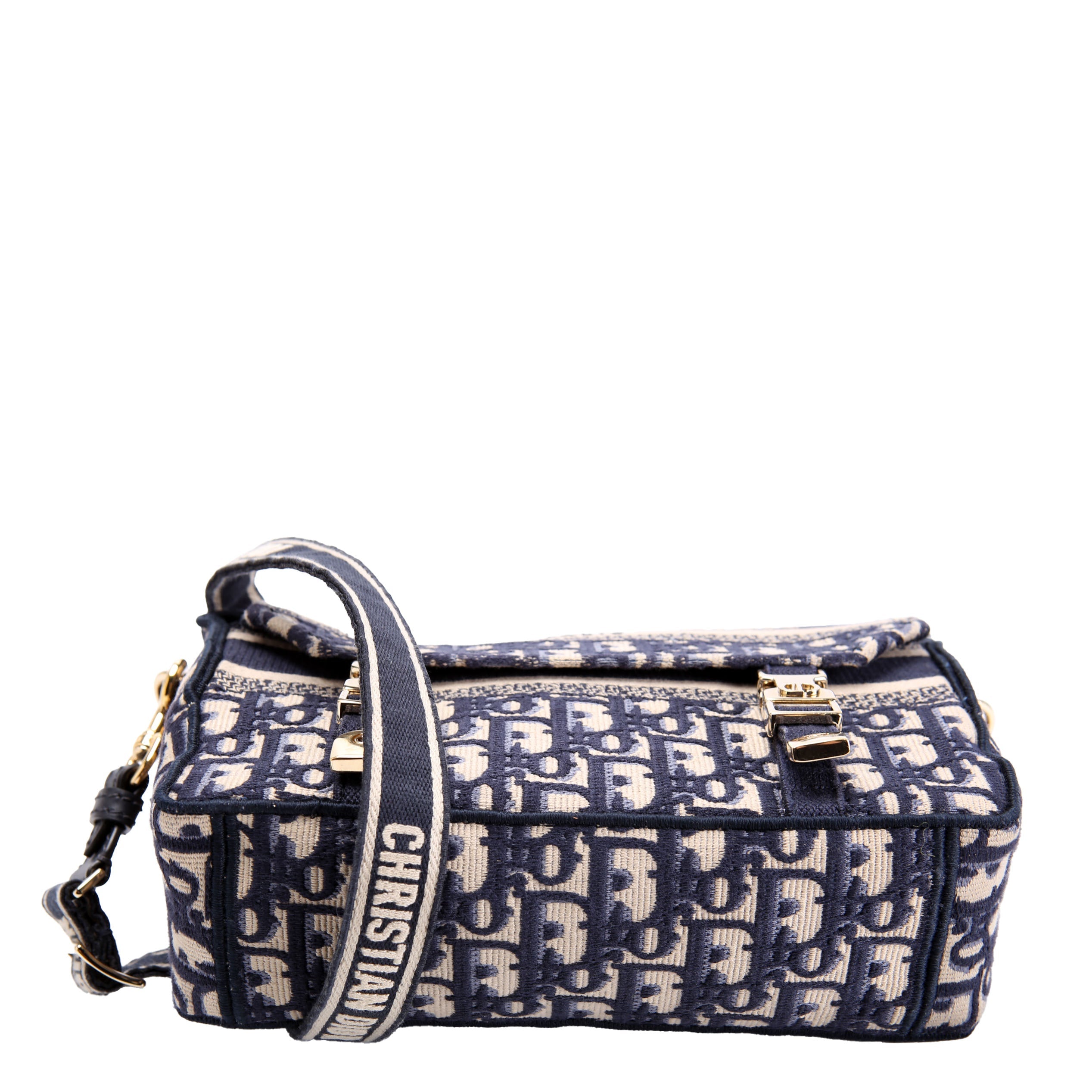 Dior Diorcamp Messenger Small Oblique Navy/Beige