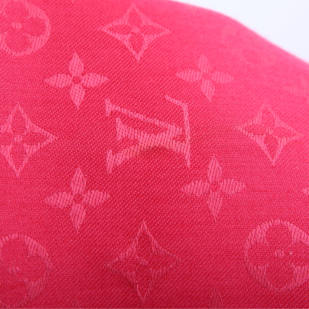 Monogram Shawl Silk/Wool Pink