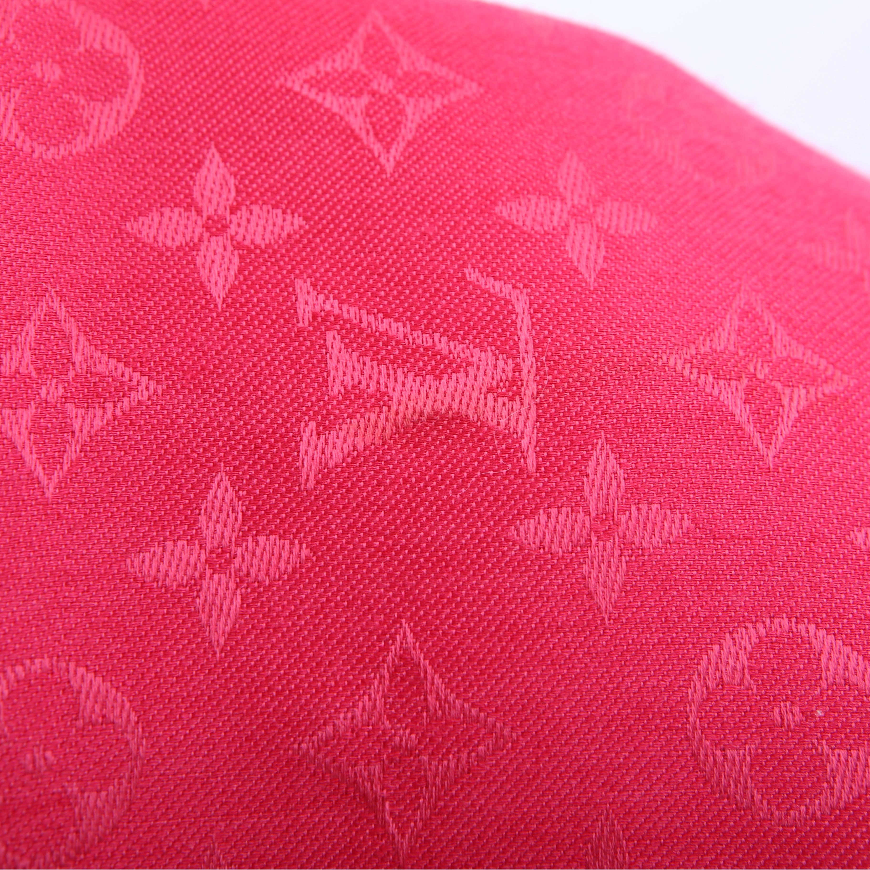 Monogram Shawl Silk/Wool Pink