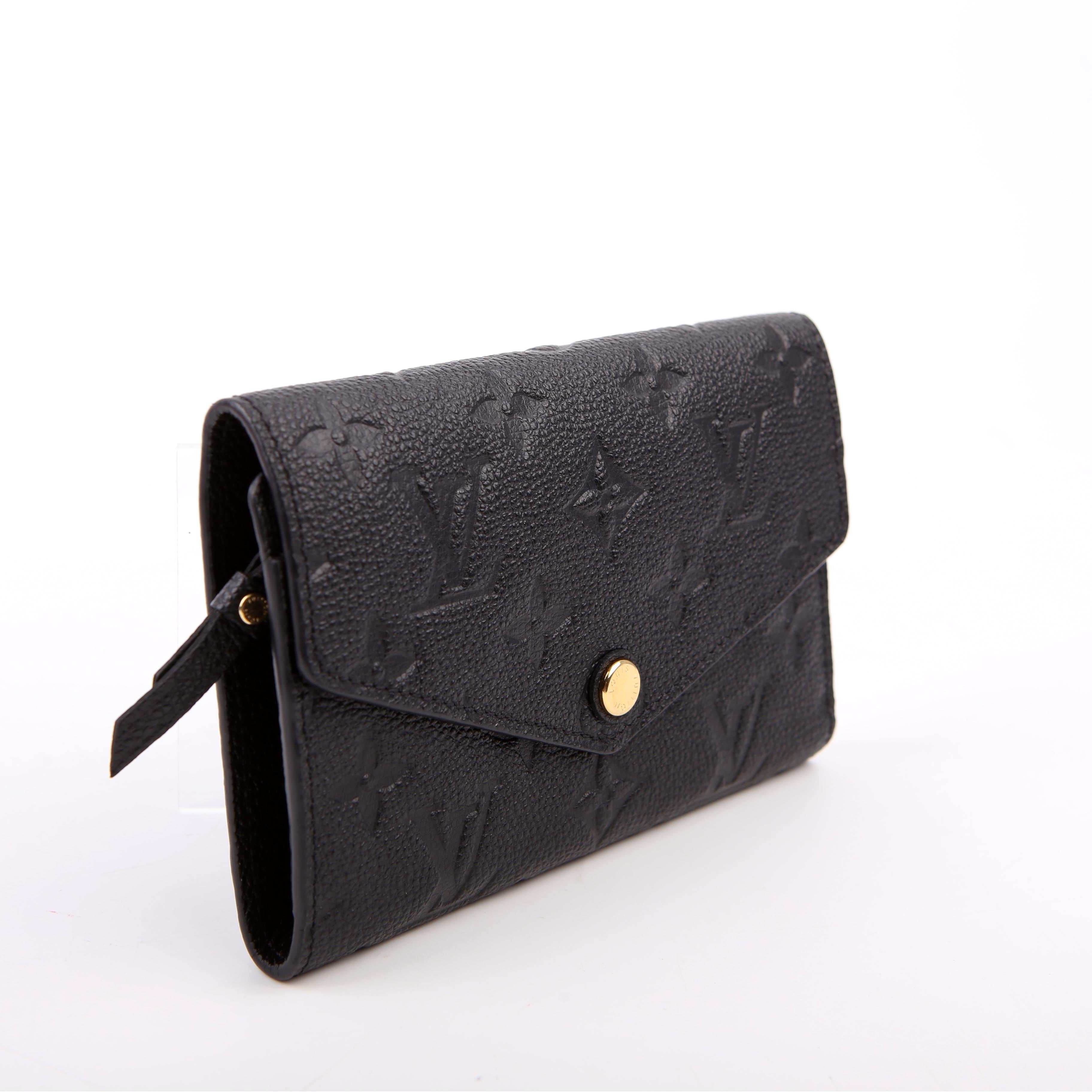 Compact Curieuse Wallet Empreinte Black