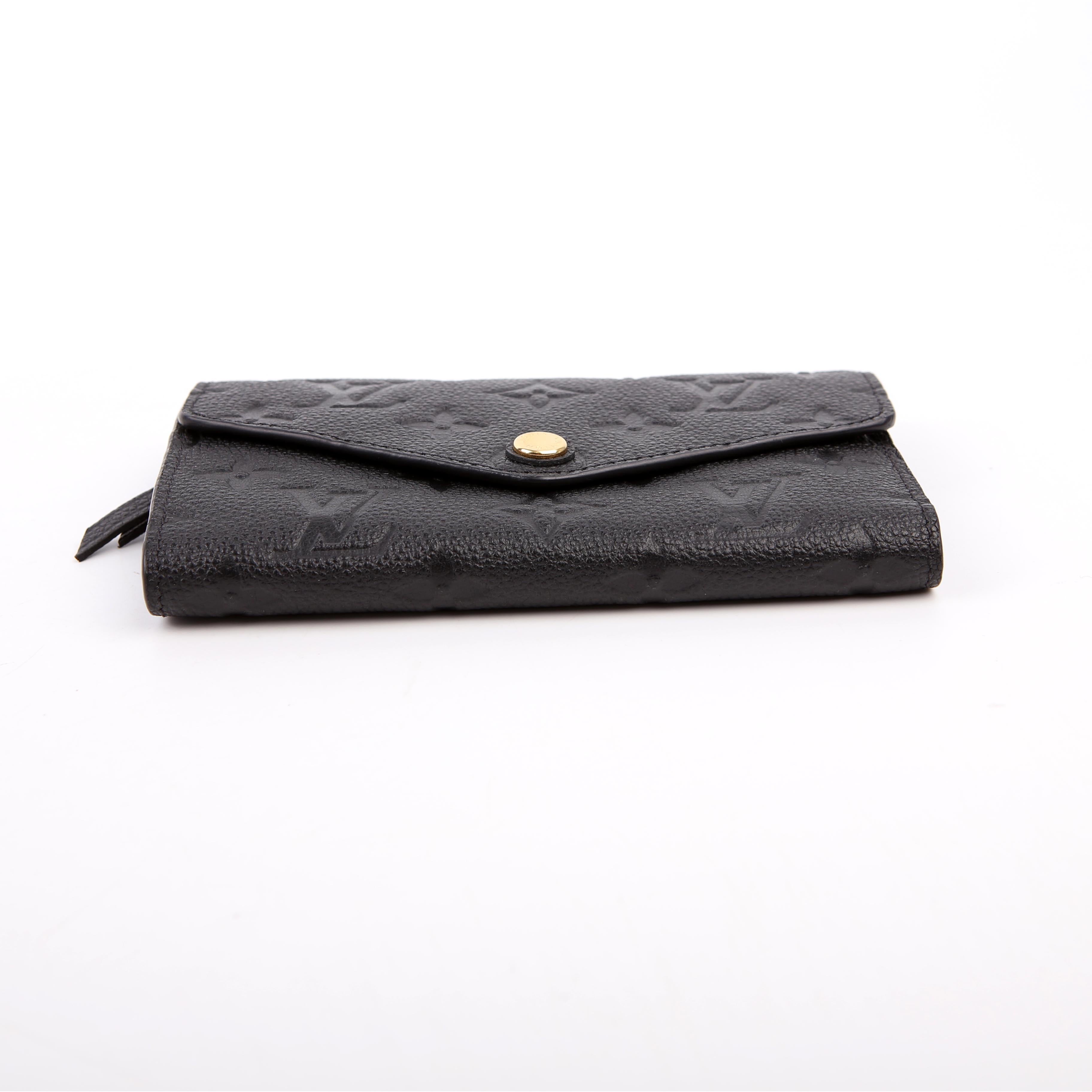 Compact Curieuse Wallet Empreinte Black
