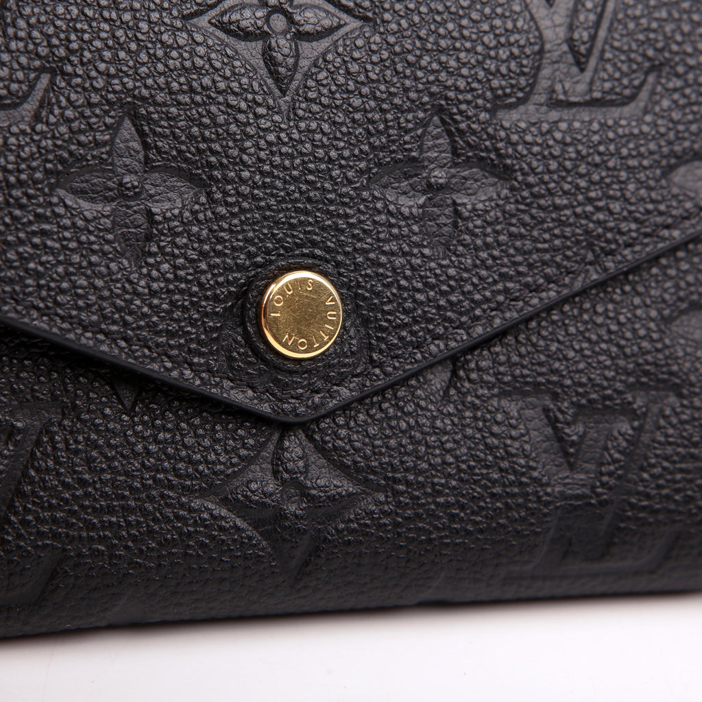 Compact Curieuse Wallet Empreinte Black