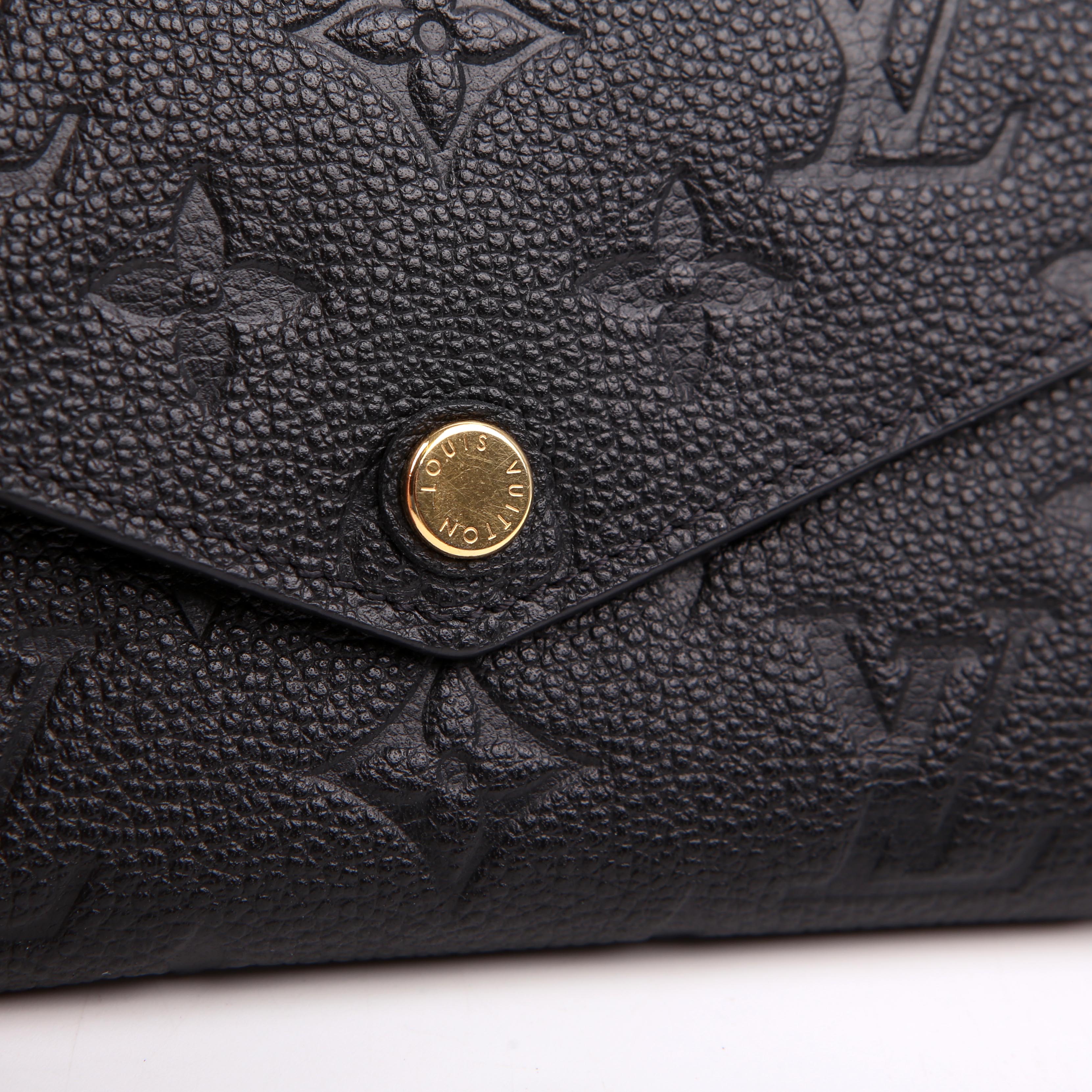 Compact Curieuse Wallet Empreinte Black
