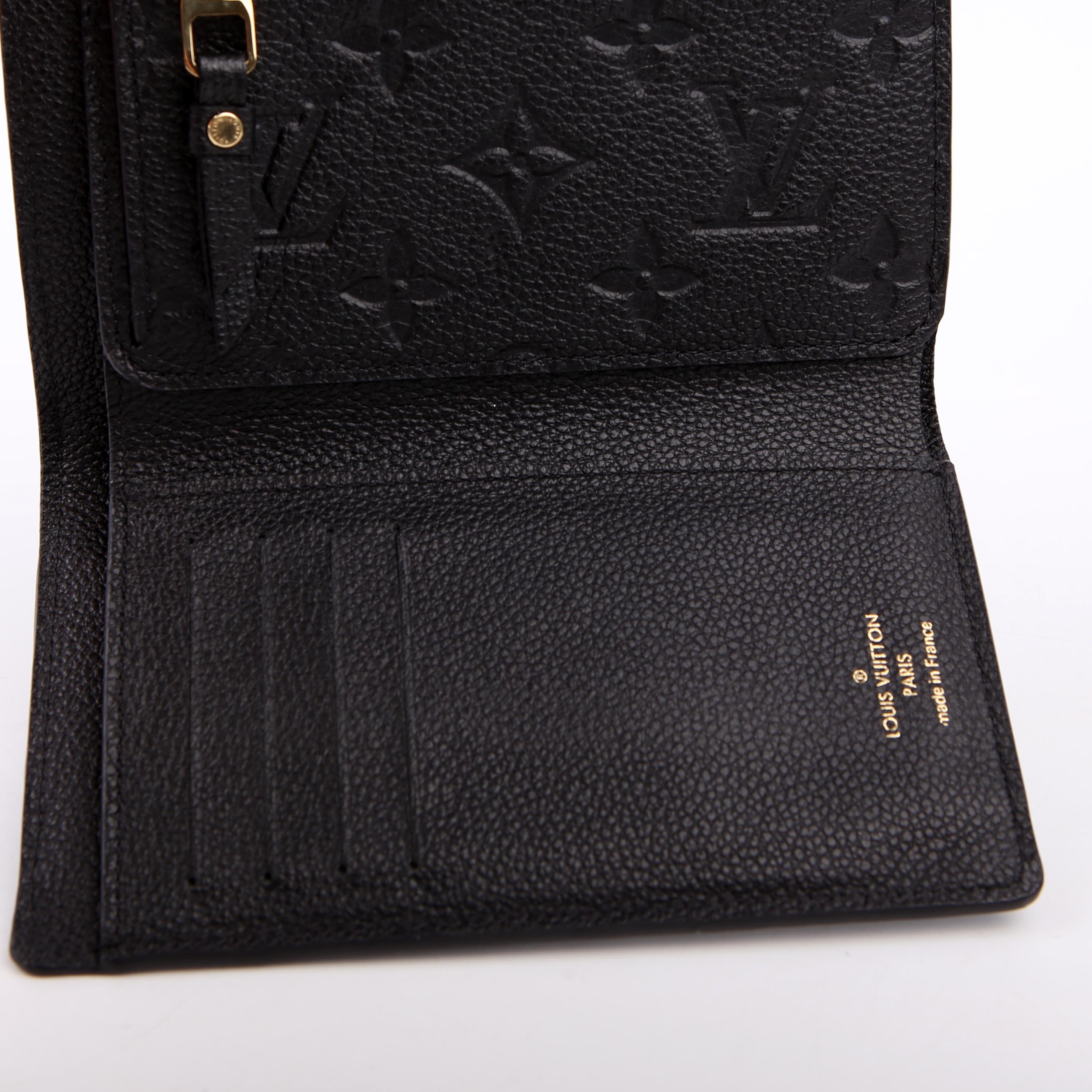Compact Curieuse Wallet Empreinte Black