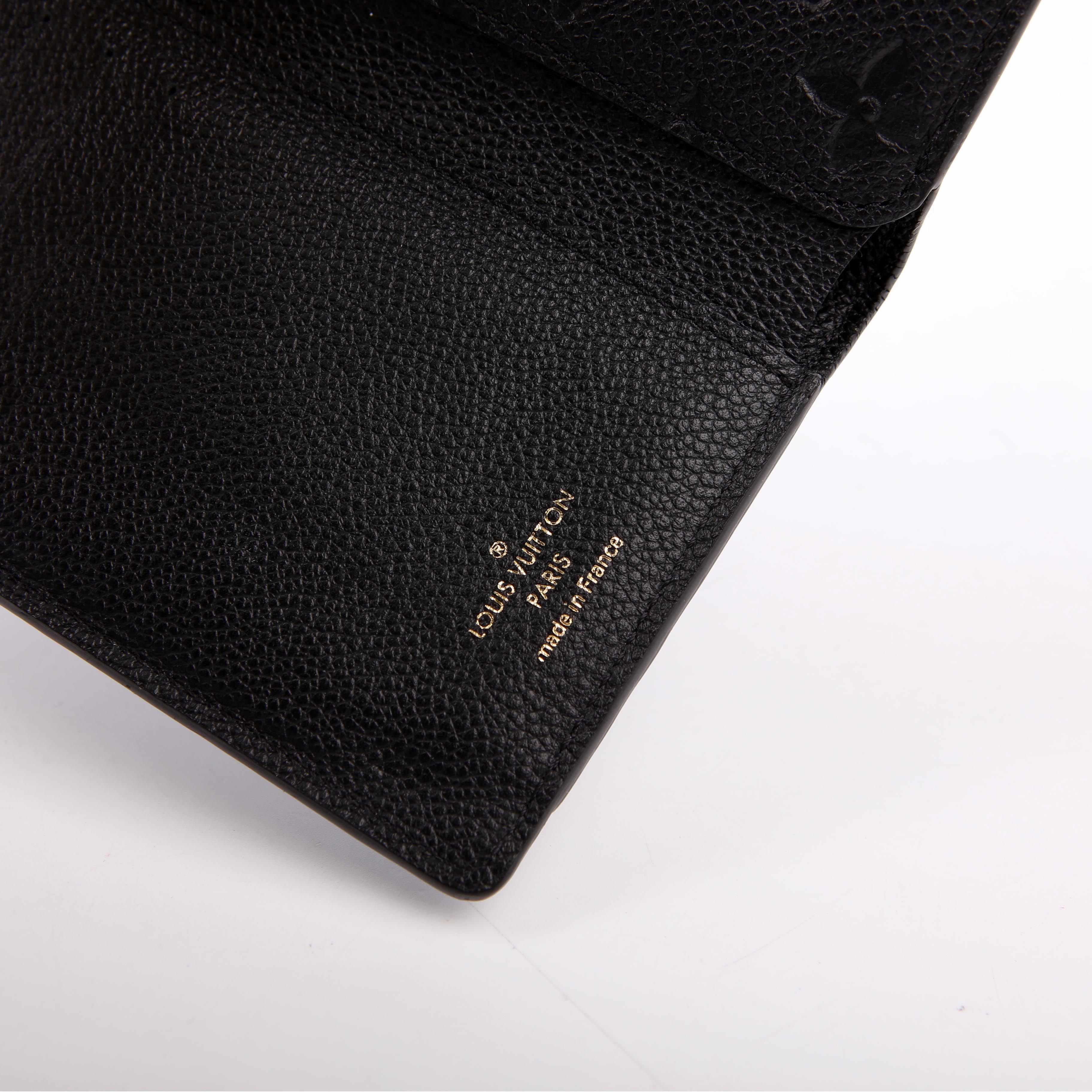 Compact Curieuse Wallet Empreinte Black