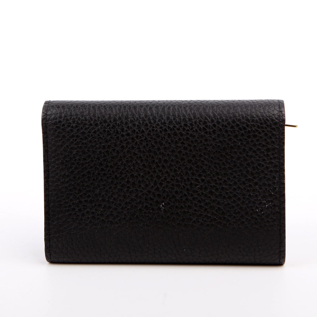 Capucines Wallet Compact Black