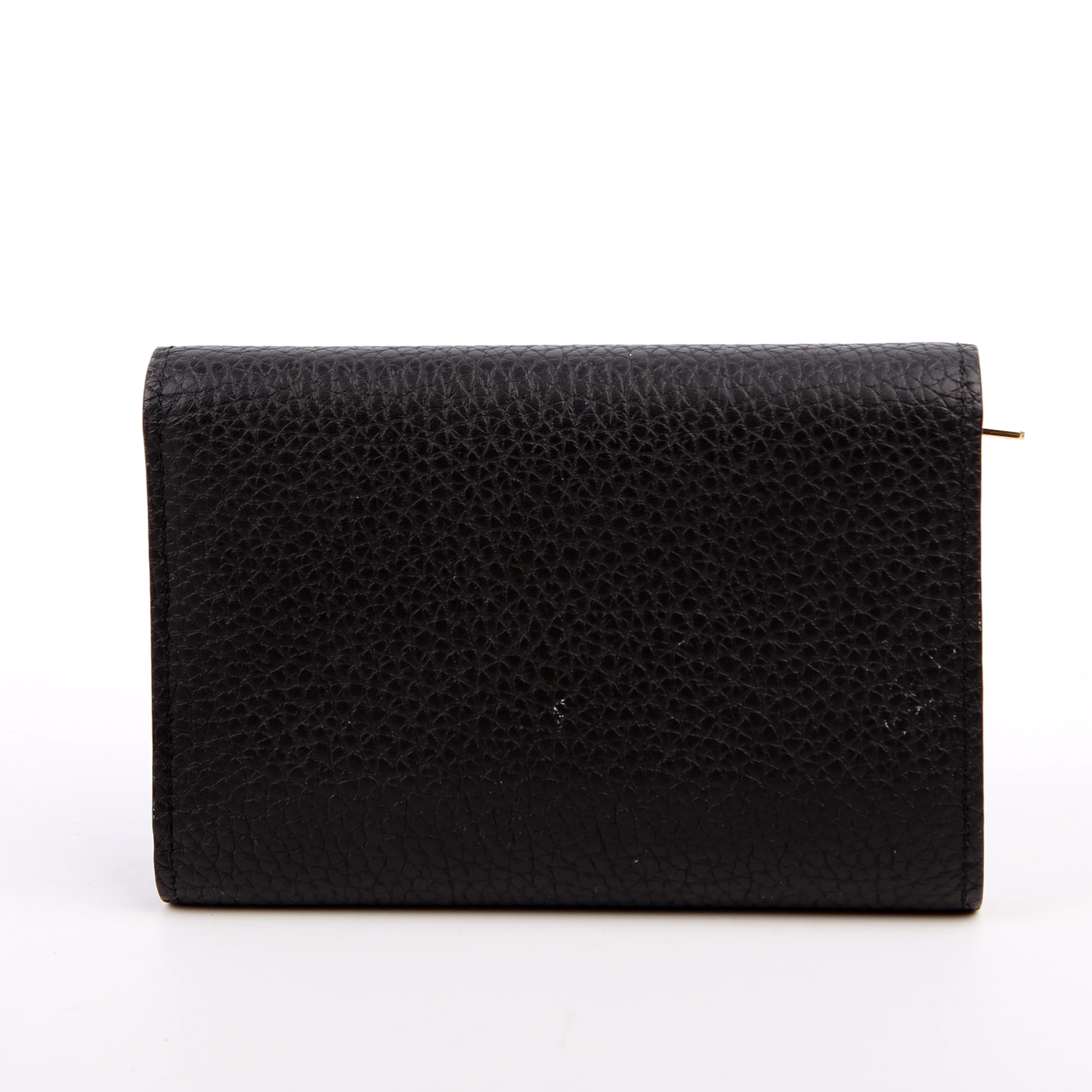 Capucines Wallet Compact Black